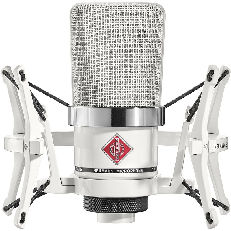 Foto van Neumann tlm 102 white edition grootmembraan condensatormicrofoon