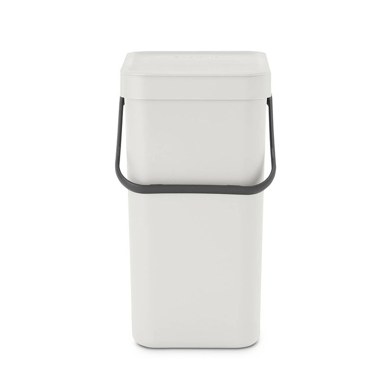 Foto van Brabantia sort & go afvalemmer 12 liter - light grey