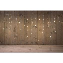 Foto van Anna'ss collection - icicle lights 360l 720x70cm led warm wit 72 streng 3/5/7/3/5/7 5m transparant aanloopsnoer 4.5v/i...