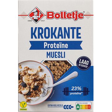 Foto van Bolletje krokante proteine muesli 360g bij jumbo