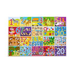 Foto van Bigjigs 1-20 vloer puzzel