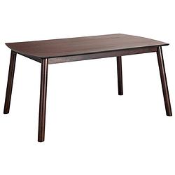 Foto van Beliani elba - eettafel-donkere houtkleur-mdf