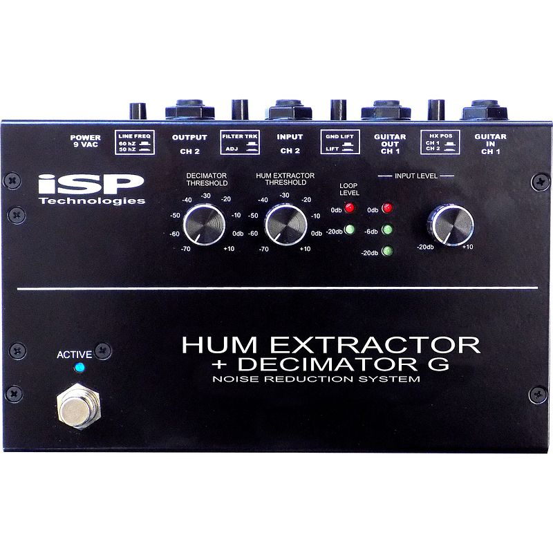 Foto van Isp technologies hum extractor + decimator g noise reduction system effectpedaal