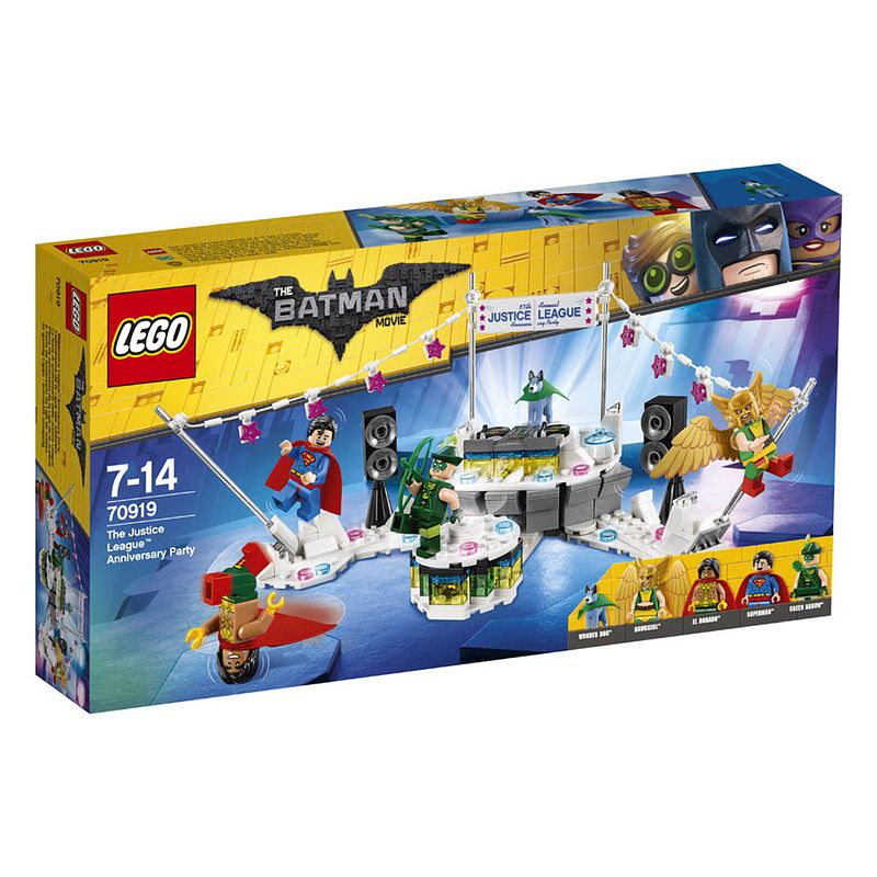 Foto van Lego batman het justice league jubileumfeest 70919