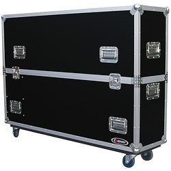 Foto van Odyssey fzplasma50w 50″ flat screen monitor flightcase met wielen