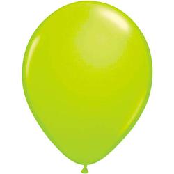 Foto van 8x stuks neon fel groene latex ballonnen 25 cm - ballonnen