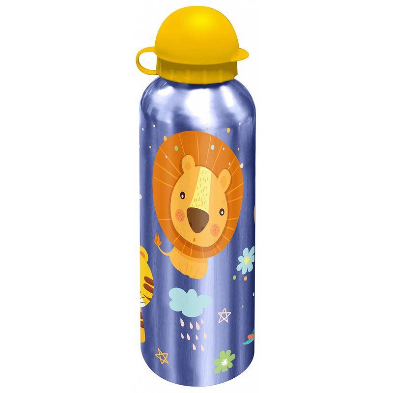 Foto van Kids licensing thermosfles junior 500 ml aluminium paars/geel