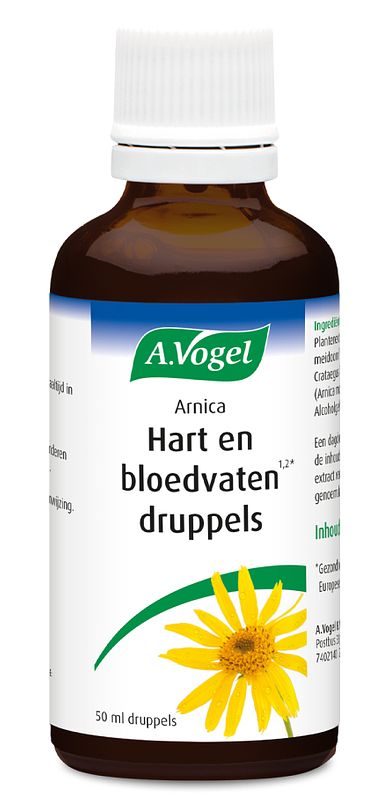 Foto van A.vogel arnica complex hart en bloedvaten druppels