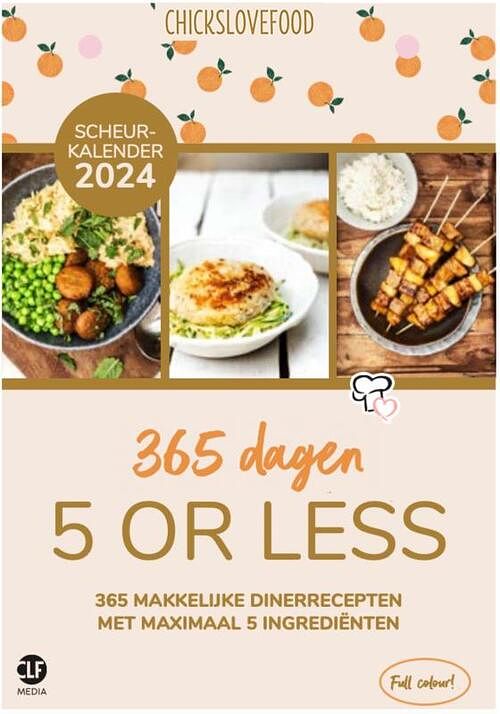 Foto van 365 dagen 5 or less - scheurkalender - elise gruppen-schouwerwou, nina de bruijn - paperback (9789083174884)