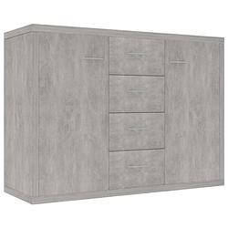 Foto van Vidaxl dressoir 88x30x65 cm spaanplaat betongrijs