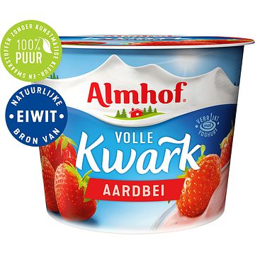 Foto van Almhof volle kwark aardbei 500g bij jumbo