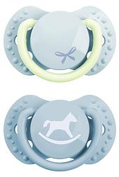 Foto van Difrax lovi pacifier dynamic newborn baby shower boy - fopspeen