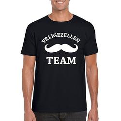 Foto van Vrijgezellenfeest team t-shirt zwart heren - vrijgezellen shirt l