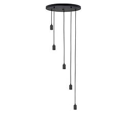 Foto van Infiori -ghlight - hanglamp - hanglamp - e27 - 45 x 45 x 160cm - zwart