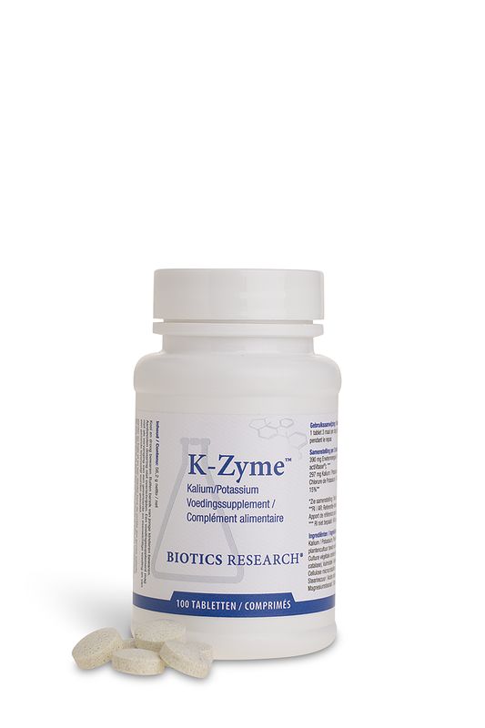 Foto van Biotics k-zyme (kalium 99mg) tabletten