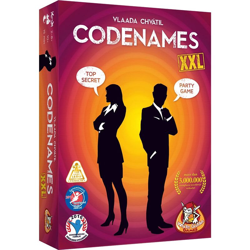 Foto van White goblin games bordspel codenames xxl