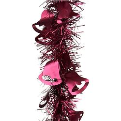 Foto van Arte r kerstslinger - donkerrood - folie - 200 x 12 cm - lametta - kerstslingers