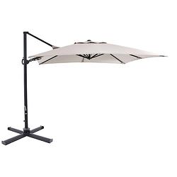 Foto van Sorara® roma deluxe kantel zweefparasol 300 x 300 cm zand