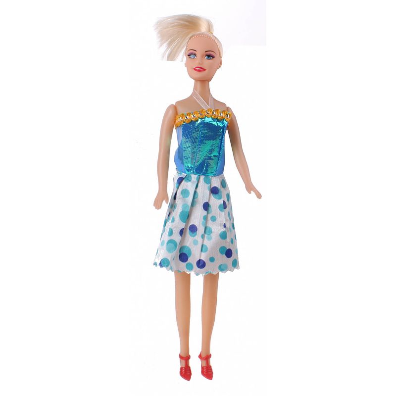 Foto van Lg-imports tienerpop modern doll blauw 30 cm