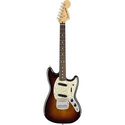 Foto van Fender american performer mustang 3-color sunburst rw met gigbag