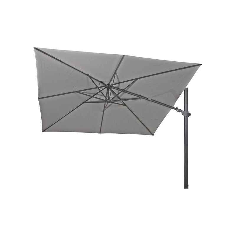 Foto van 4-seasons zweefparasol siesta premium 300 x 300 cm - charcoal