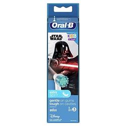 Foto van Oral-b 80352667 - star wars vervangende opzetborstels - voor oral-b elektrische tandenborstel voor kinderen - 3 stuks