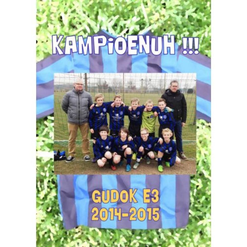 Foto van Gudok e3 2014-2015 kampioenuh!!!