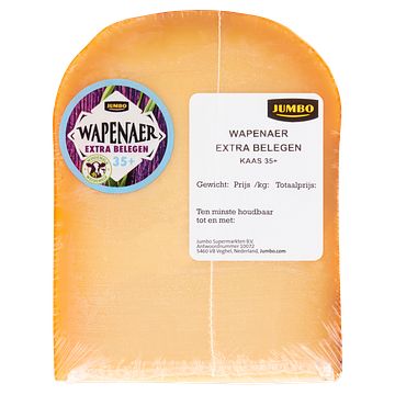 Foto van Jumbo wapenaer extra belegen kaas 35+ ca. 355g