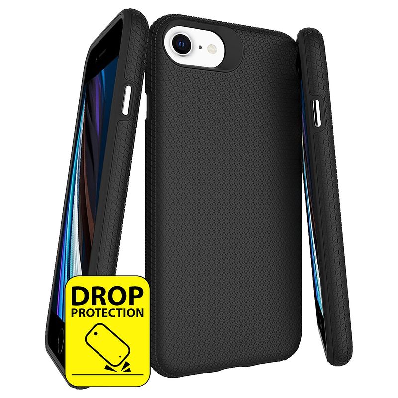 Foto van Just in case armor case voor apple iphone se 2022 telefoonhoesje zwart