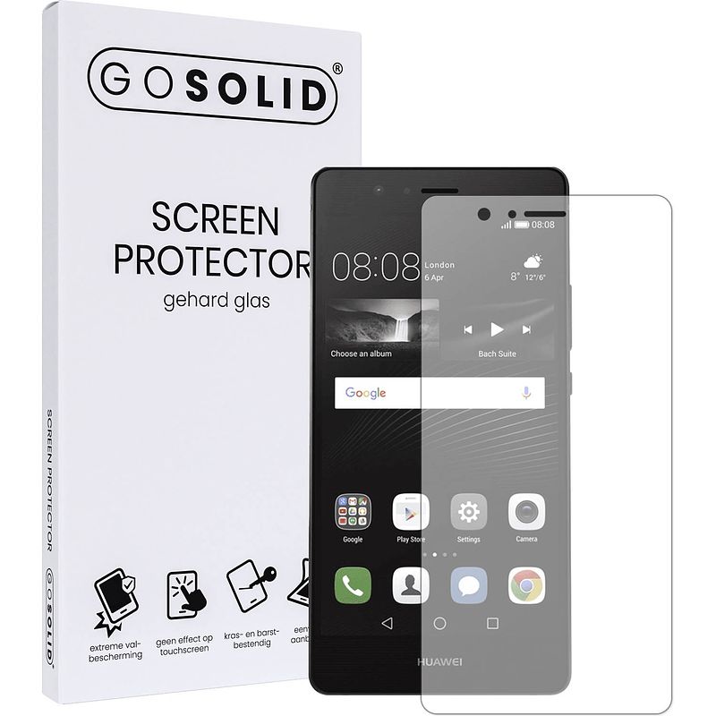 Foto van Go solid! huawei p9 lite screenprotector gehard glas