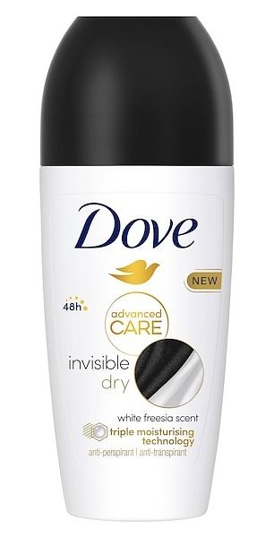 Foto van Dove antitranspirant deodorant roller invisible dry 50ml aanbieding bij jumbo | alle soorten 2 verpakkingen