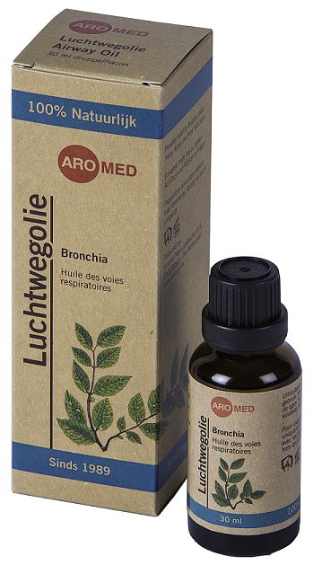 Foto van Aromed bronchia borstolie 30ml