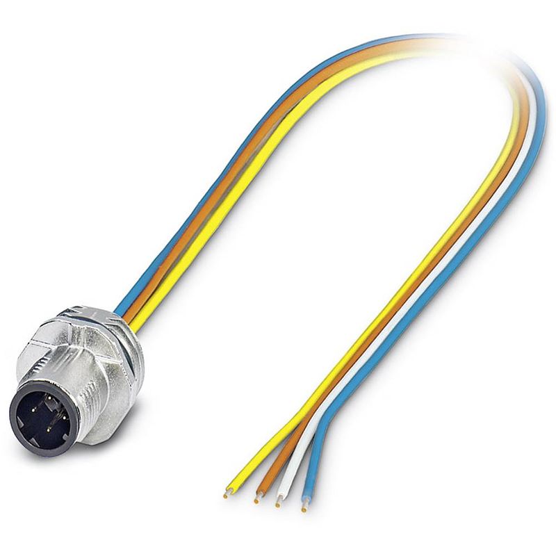 Foto van Phoenix contact 1551558 sensor/actuator steekconnector m12 aantal polen: 4 stekker, inbouw 0.50 m 1 stuk(s)