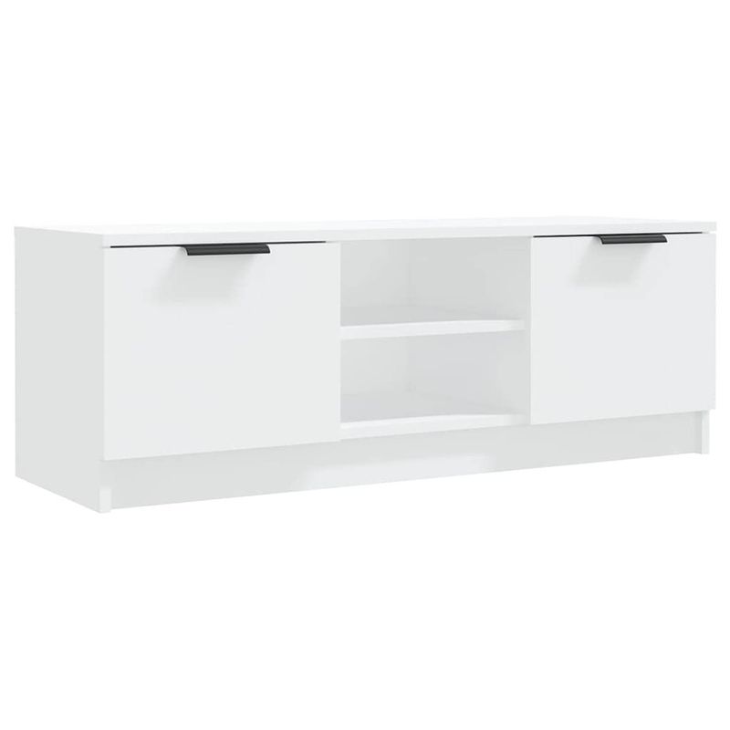 Foto van The living store tv-meubel - televisiemeubel - 102 x 35 x 36.5 cm - wit