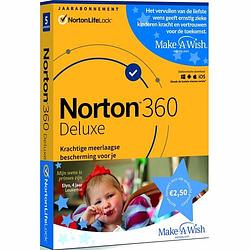 Foto van Norton antivirus 360 deluxe 50gb - make a wish