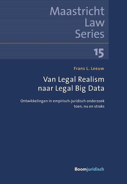 Foto van Van legal realism naar legal big data - frans leeuw - paperback (9789462907812)