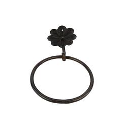 Foto van Hbx natural living hanger ring kabala d15cm zwart