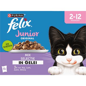 Foto van Felix original junior mix 12x85g bij jumbo