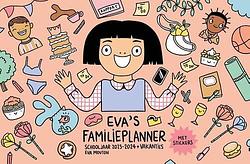 Foto van Eva's familieplanner - schooljaar 2023-2024 + vakanties - eva mouton - paperback (9789072201348)