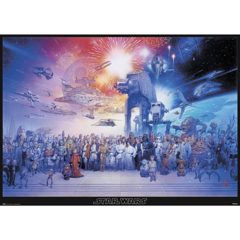 Foto van Grupo erik star wars legacy characters poster 140x99cm