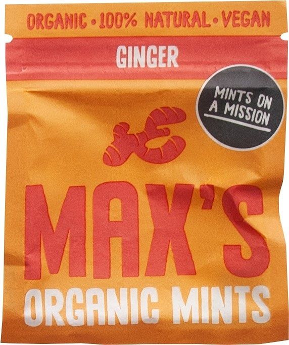 Foto van Max's organics ginger mints