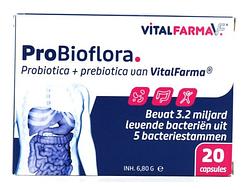 Foto van Vitalfarma probioflora probiotica + prebiotica capsules