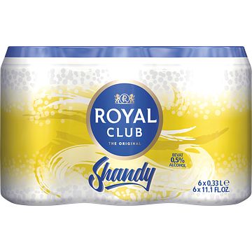 Foto van Royal club shandy blik 6 x 330ml bij jumbo