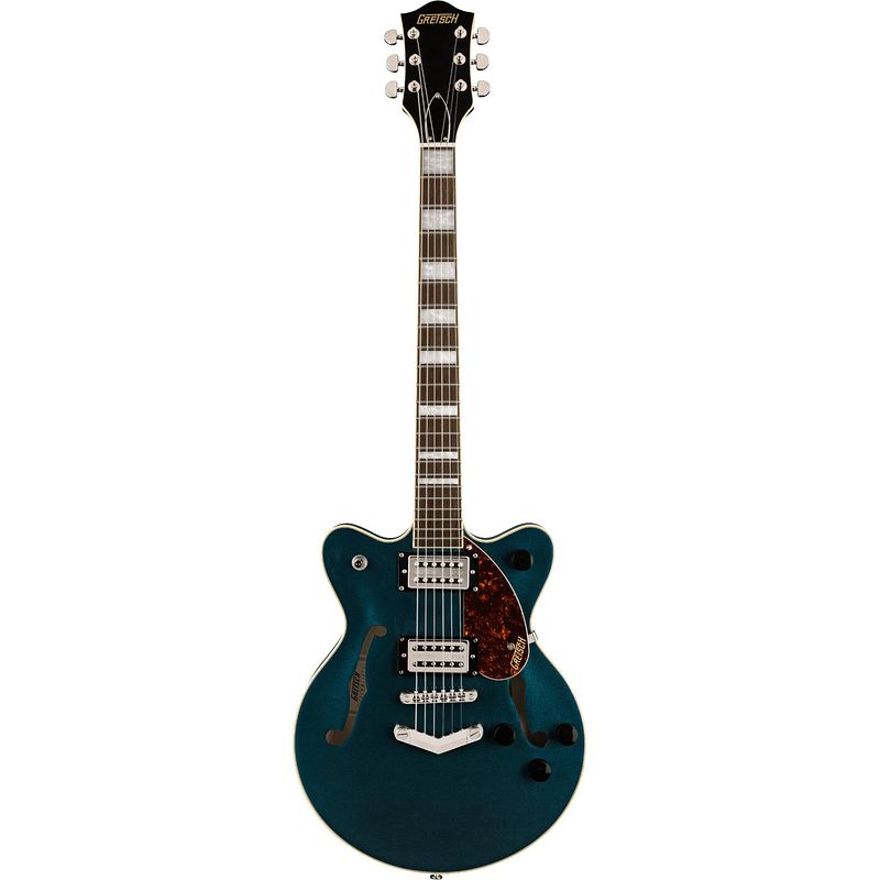 Foto van Gretsch g2655 streamliner centerblock jr. dc midnight sapphire semi-akoestische gitaar