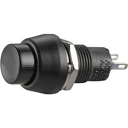 Foto van Tru components 1587723 tc-r13-84a-05bk druktoets 250 v/ac 1 a 1x uit/(aan) moment 1 stuk(s)