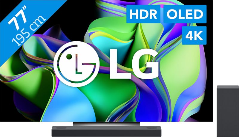 Foto van Lg oled77c34la (2023) + soundbar