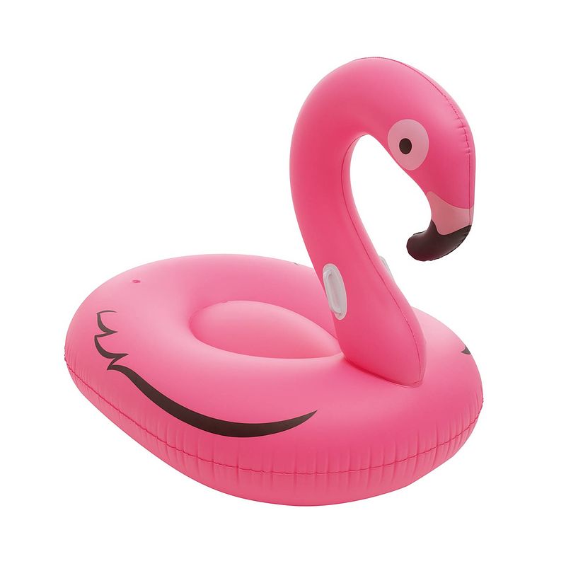 Foto van Happy people opblaasbare flamingo 160 x 116 x 120 cm roze