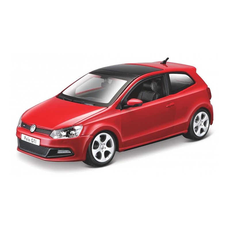 Foto van Schaalmodel volkswagen polo 5 gti rood 1:24 - speelgoed auto's