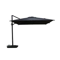 Foto van Sorara® roma zweefparasol 300 x 400 cm grijs