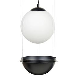 Foto van Beliani tobins - hanglamp-zwart-glas